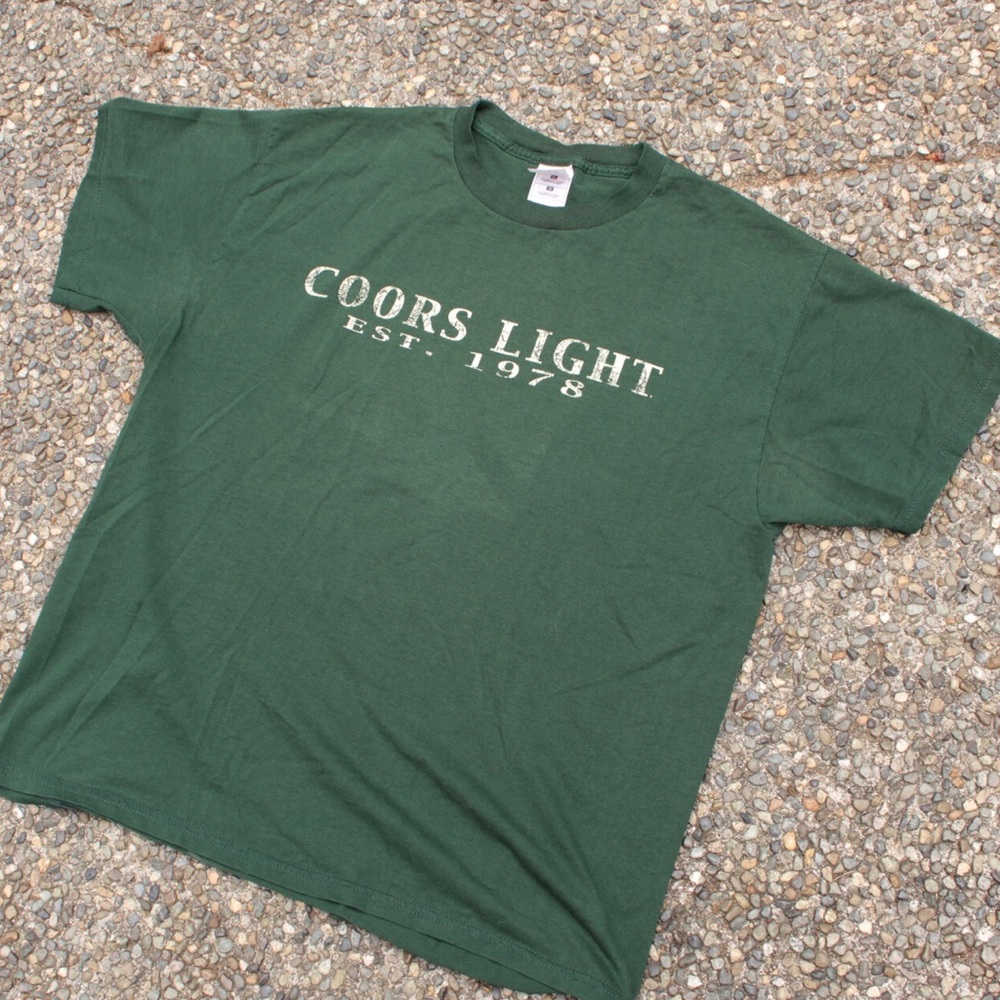 Vintage 90s Coors Light Beer T-shirt